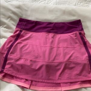 Lululemon pace setter skirt